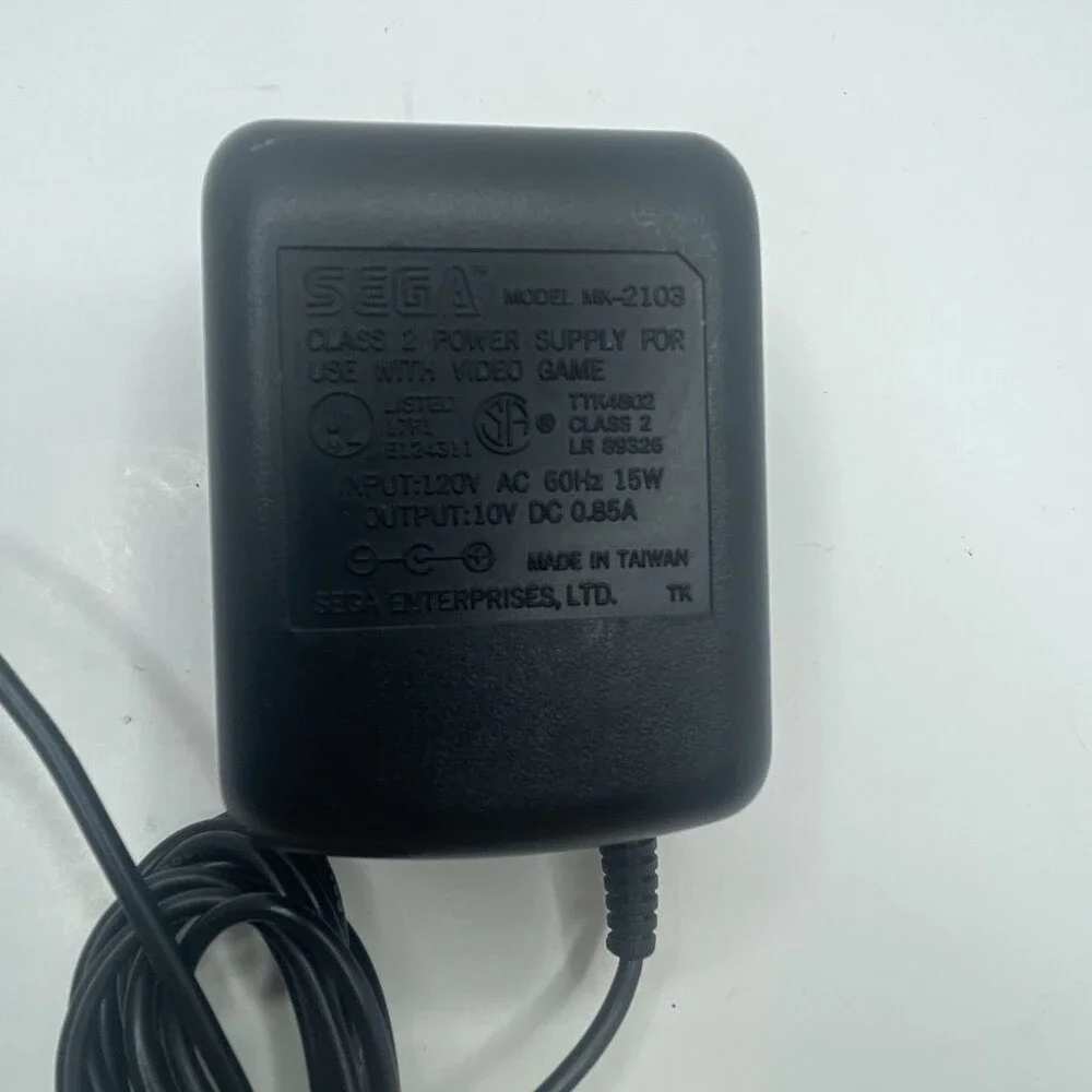 Sega Genesis MK-2103 AC Adapter Power Supply 10V DC 0.85A for Model 2/3